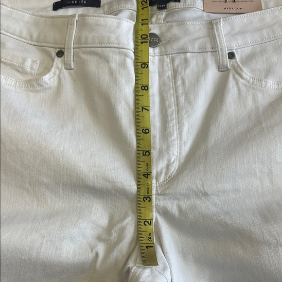 NYDJ Sz 14W Teresa Wide Leg Ankle Jeans • Optic White • NWT! - Picture 13 of 16